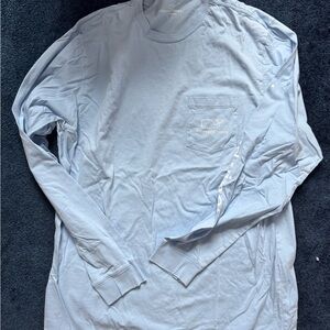 Vineyard Vines Men's Light Blue Long Sleeve Tee